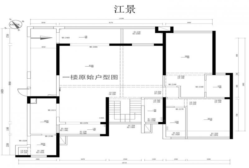 400㎡復式戶型 二層挑空設計